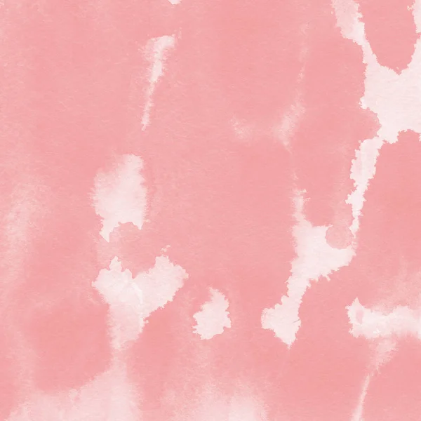 Peinture Aquarelle Rose Texture Fond Abstrait — Photo