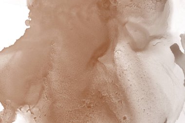 doku, arka plan kahverengi mürekkep lekeleri