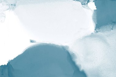 mavi mürekkep deseni lekeler, soyut arkaplan