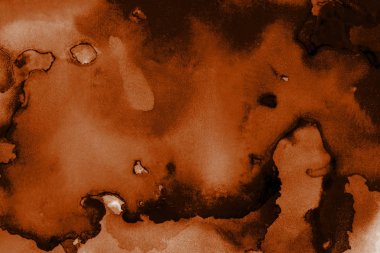 doku, arka plan kahverengi mürekkep lekeleri