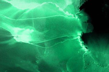 doku, arka plan yeşil mürekkep lekeleri