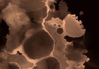 doku, arka plan kahverengi mürekkep lekeleri