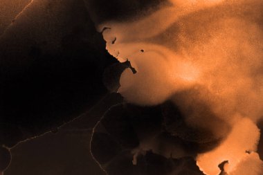 doku, arka plan kahverengi mürekkep lekeleri