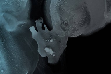 mavi mürekkep deseni lekeler, soyut arkaplan