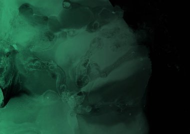 doku, arka plan yeşil mürekkep lekeleri