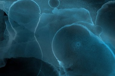 mavi mürekkep deseni lekeler, soyut arkaplan