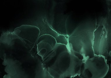 doku, arka plan yeşil mürekkep lekeleri