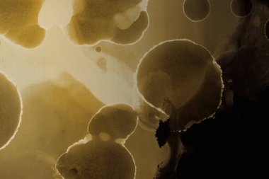 doku, arka plan sarı mürekkep lekeleri