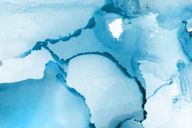 mavi mürekkep deseni lekeler, soyut arkaplan