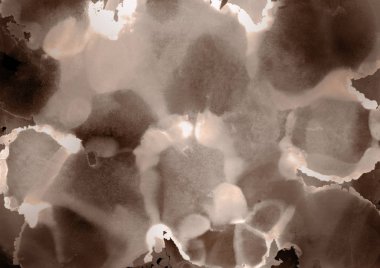 doku, arka plan kahverengi mürekkep lekeleri