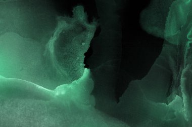 doku, arka plan yeşil mürekkep lekeleri