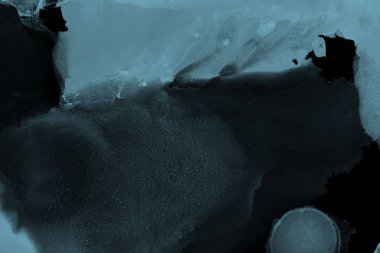 mavi mürekkep deseni lekeler, soyut arkaplan