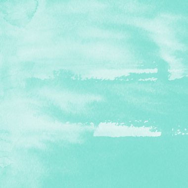 Turkuaz suluboya boya doku, arka plan