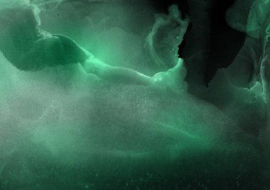 doku, arka plan yeşil mürekkep lekeleri