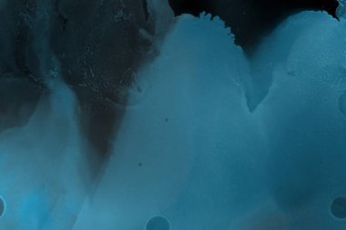 mavi mürekkep deseni lekeler, soyut arkaplan