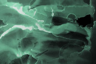 doku, arka plan yeşil mürekkep lekeleri