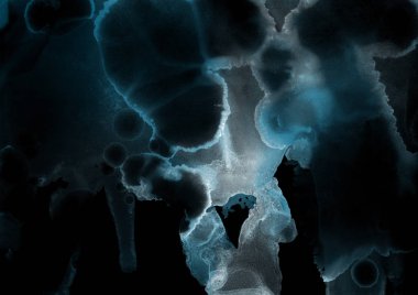 mavi mürekkep deseni lekeler, soyut arkaplan