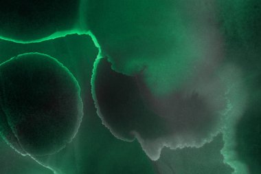 doku, arka plan yeşil mürekkep lekeleri