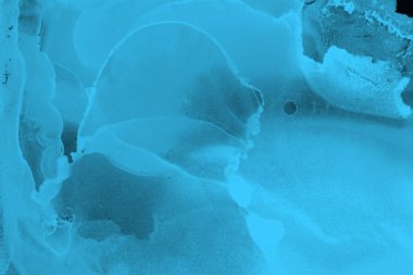 mavi mürekkep deseni lekeler, soyut arkaplan