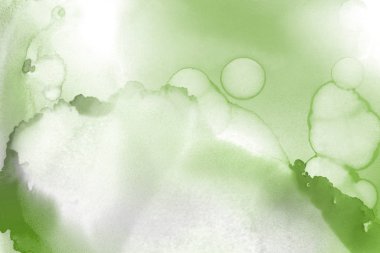 doku, arka plan yeşil mürekkep lekeleri