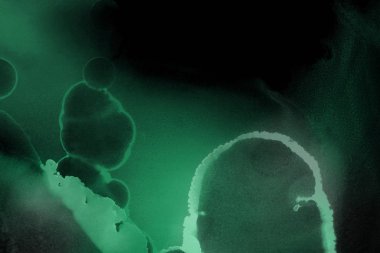 doku, arka plan yeşil mürekkep lekeleri