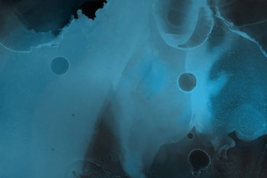 mavi mürekkep deseni lekeler, soyut arkaplan