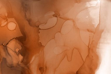 doku, arka plan kahverengi mürekkep lekeleri