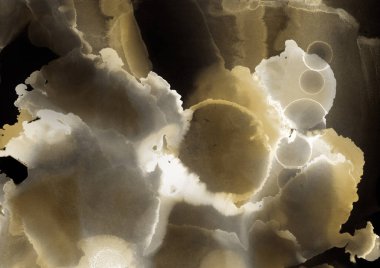 doku, arka plan sarı mürekkep lekeleri