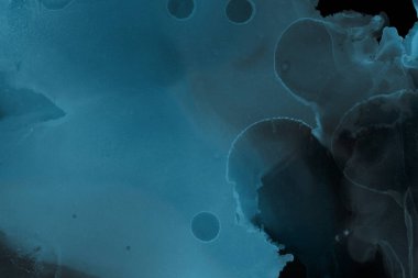 mavi mürekkep deseni lekeler, soyut arkaplan