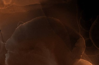 doku, arka plan kahverengi mürekkep lekeleri