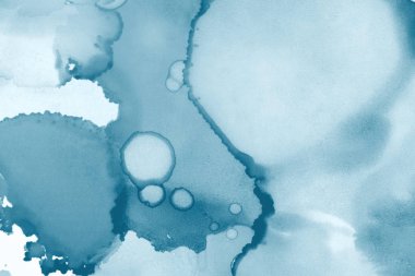 mavi mürekkep deseni lekeler, soyut arkaplan