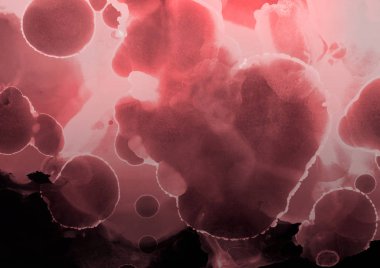 kırmızı mürekkep lekeleri doku, arka plan