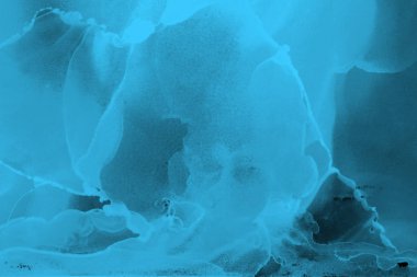 mavi mürekkep deseni lekeler, soyut arkaplan