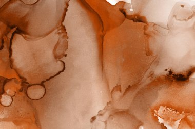 doku, arka plan kahverengi mürekkep lekeleri