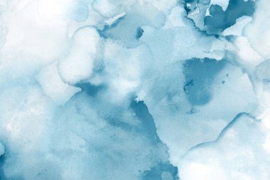 mavi mürekkep deseni lekeler, soyut arkaplan