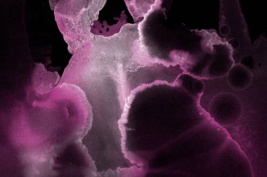 doku, arka plan mor mürekkep lekeleri