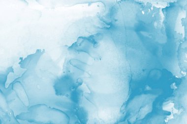 mavi mürekkep deseni lekeler, soyut arkaplan