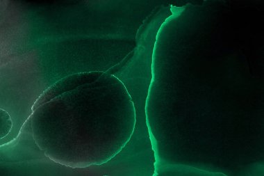 doku, arka plan yeşil mürekkep lekeleri