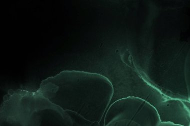 doku, arka plan yeşil mürekkep lekeleri