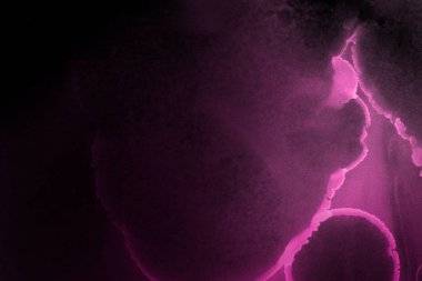 doku, arka plan mor mürekkep lekeleri