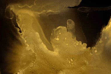 doku, arka plan sarı mürekkep lekeleri