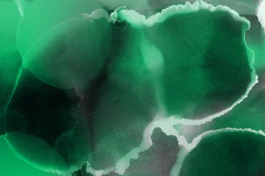 doku, arka plan yeşil mürekkep lekeleri