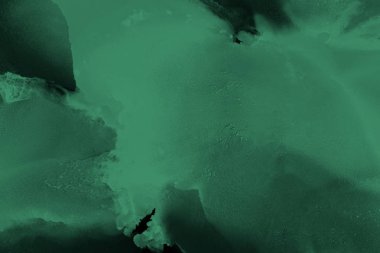 doku, arka plan yeşil mürekkep lekeleri