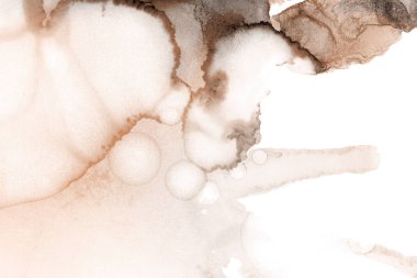 doku, arka plan kahverengi mürekkep lekeleri