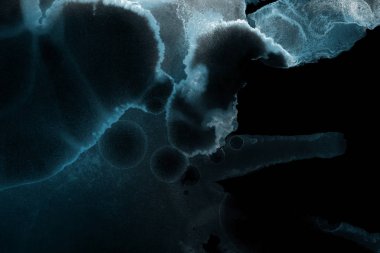 mavi mürekkep deseni lekeler, soyut arkaplan