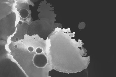 doku, arka plan yeşil mürekkep lekeleri