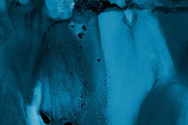 mavi mürekkep deseni lekeler, soyut arkaplan