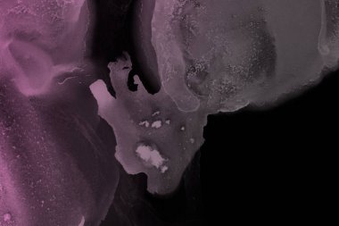 doku, arka plan mor mürekkep lekeleri