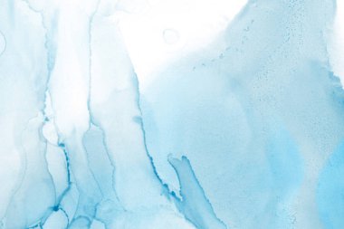 mavi mürekkep deseni lekeler, soyut arkaplan