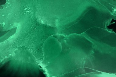 doku, arka plan yeşil mürekkep lekeleri